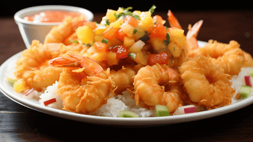 Crispy Coconut Shrimp with Pineapple Salsa