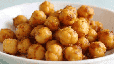 Crispy Parmesan Roasted Chickpeas