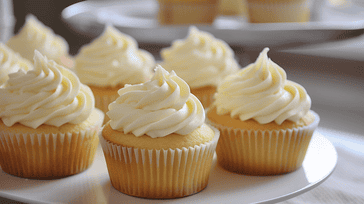 Fluffy Vanilla Cupcakes