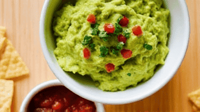 Guacamole and Salsa with Tortilla Chips