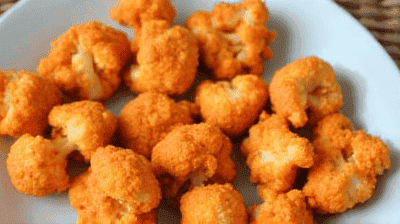 Spicy Buffalo Cauliflower Bites