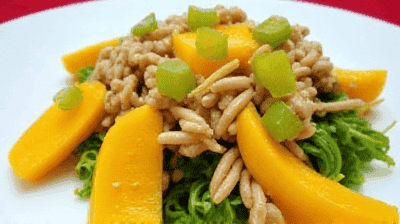 Thai Mango Salad with Lime Dressing